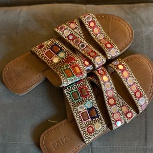 Mia rhinestone sandals.